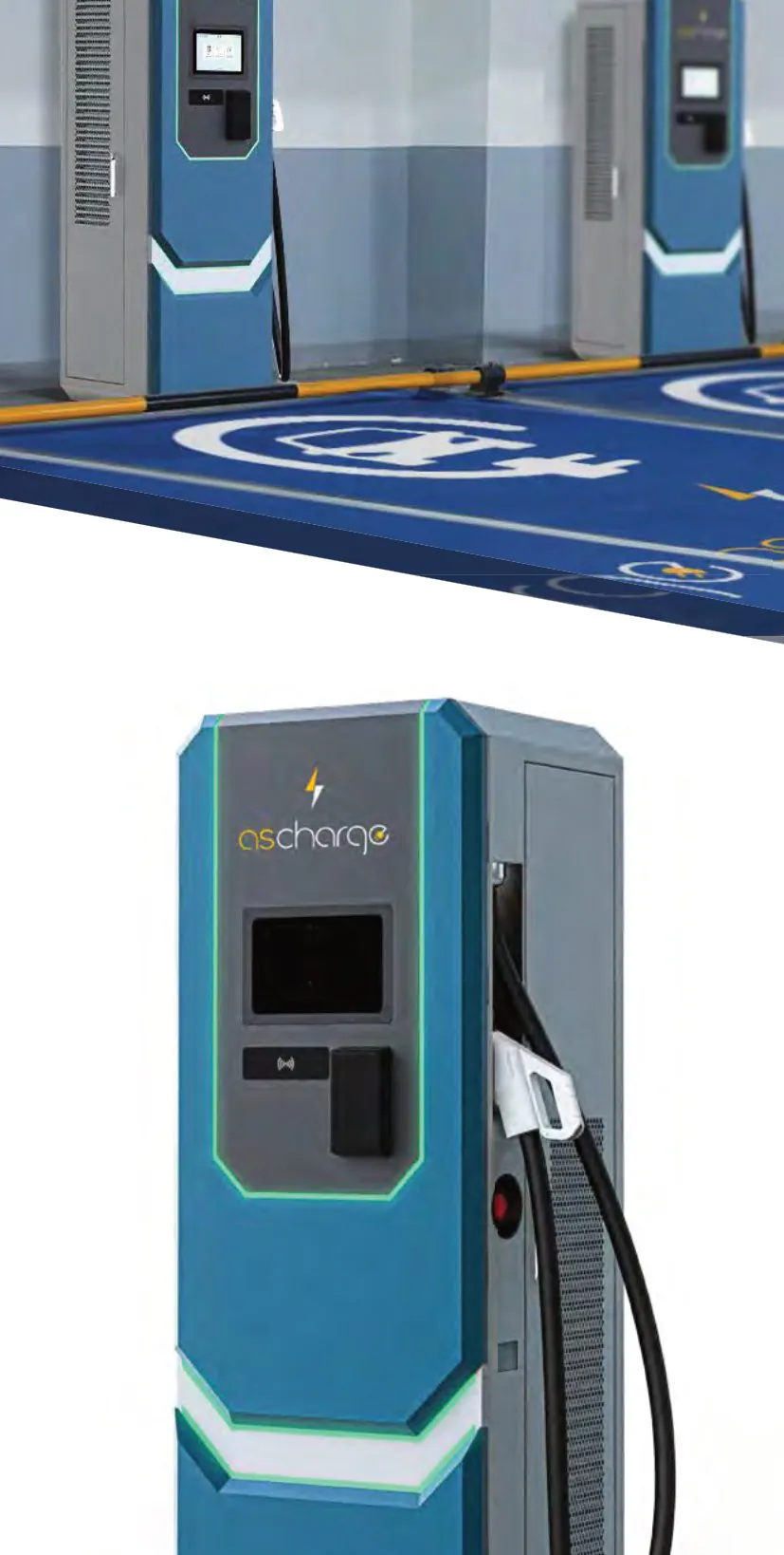60 kW - 100 kW Ticari DC Hızlı Şarj İstasyonu